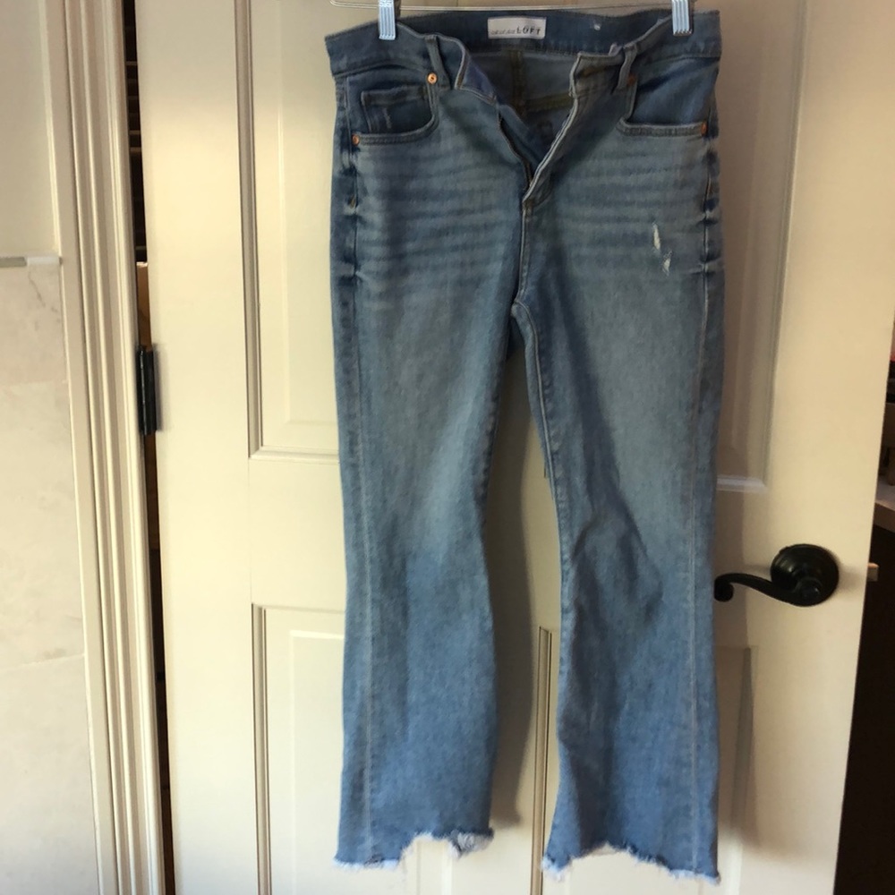 Flare crop jeans